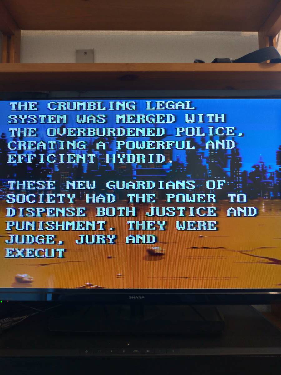 スーパーファミコンソフト ジャッジ・ドレッド 動作確認済み JUDGE