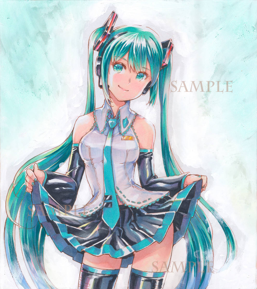 Yahoo!オークション - 同人手描きイラスト 色紙 原画 初音ミク Yahoo!オークション - 同人手描きイラスト 色紙 原画 初音ミク
