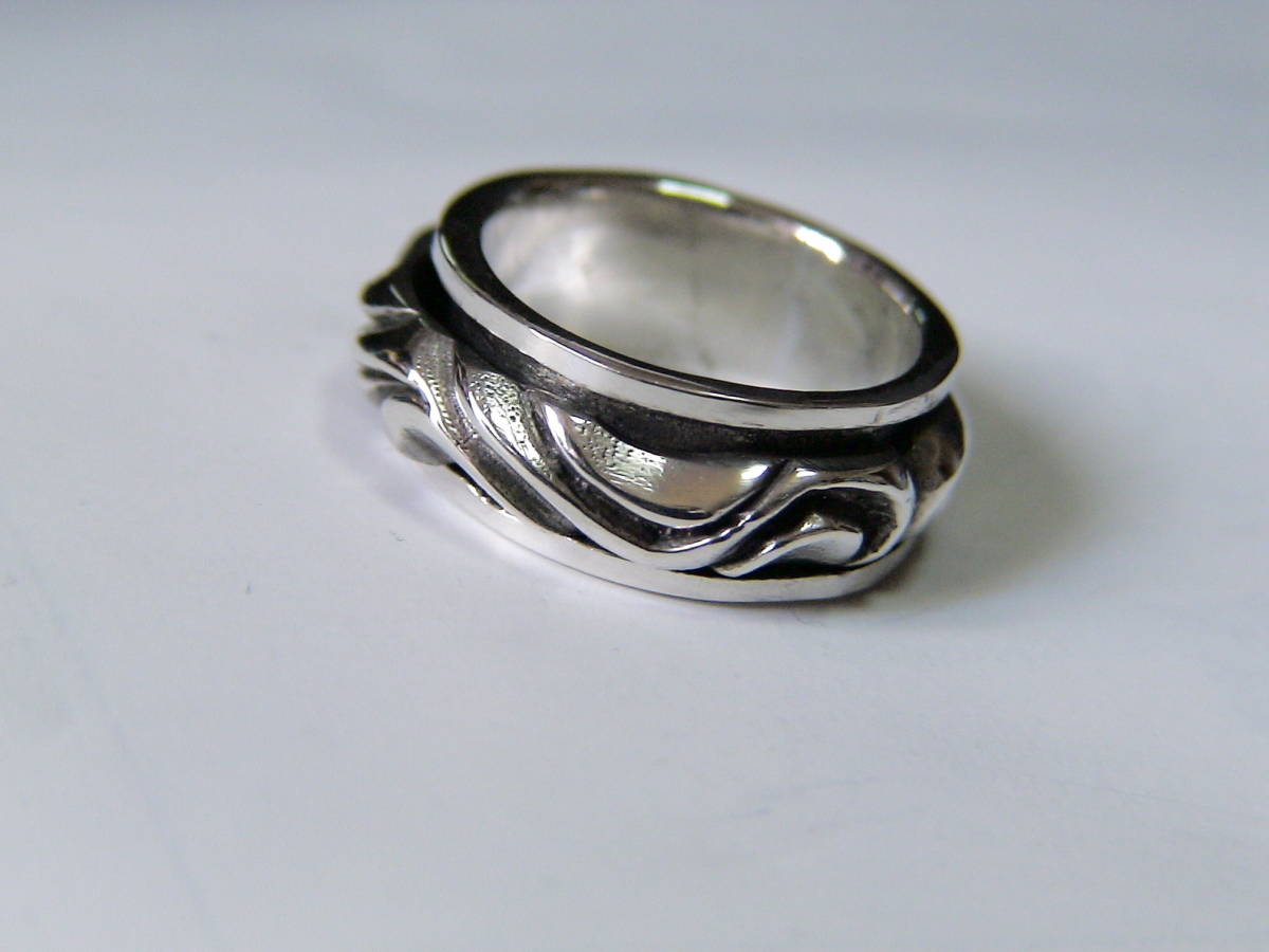 925 серебряный производства прокрутить вращение кольцо 7 номер новый товар ( реальный качество 7.3 номер ) мужчина булавка кольцо для ключей стоимость доставки Y120