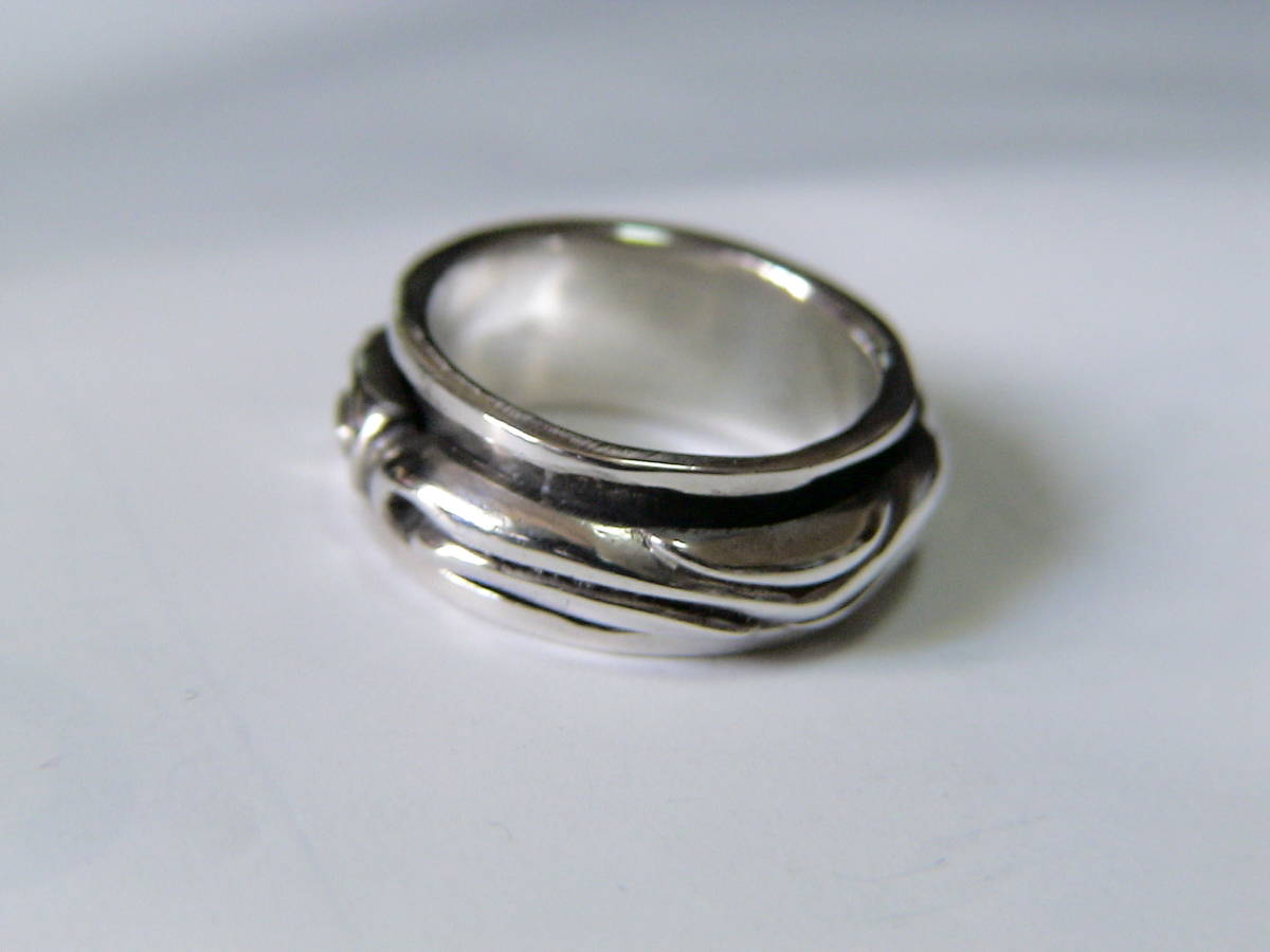925 серебряный производства прокрутить вращение кольцо 7 номер новый товар ( реальный качество 7.3 номер ) мужчина булавка кольцо для ключей стоимость доставки Y120