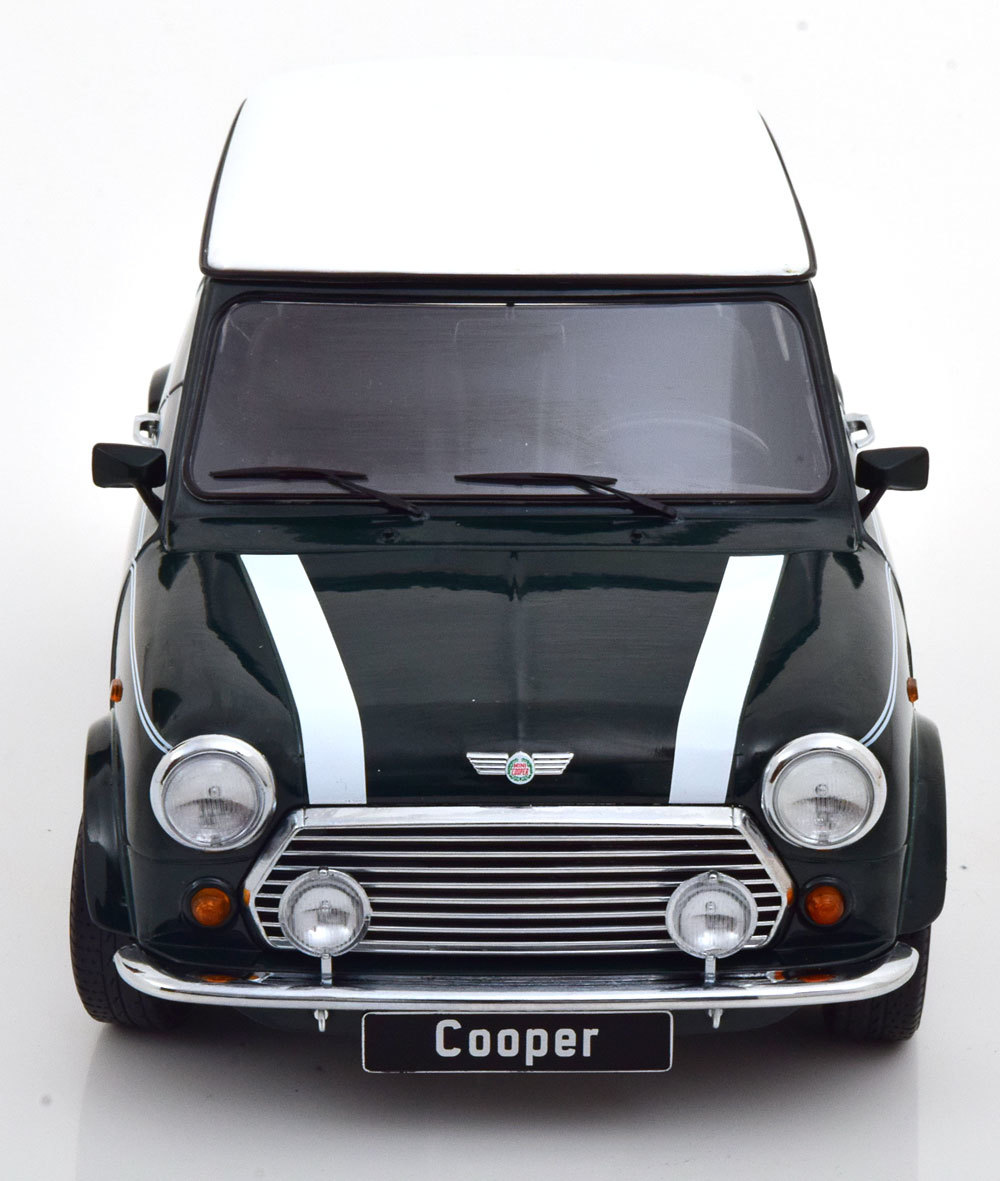 KK scale 1/12 Mini Cooper LHD darkgreen white　ダイキャスト製　ビックスケール_画像3