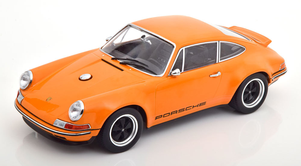 KK scale 1/18 Porsche Singer 911 Coupe orange　ダイキャスト製　ポルシェ_画像1