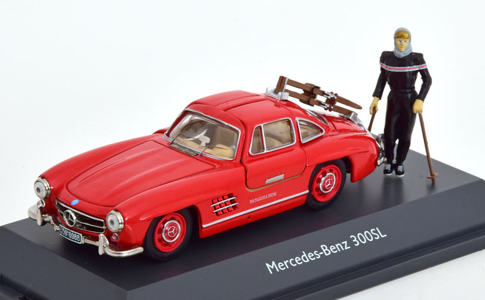 Schuco 1/43 Mercedes Benz 300 SL　レッド　メルセデス　ベンツ_画像1