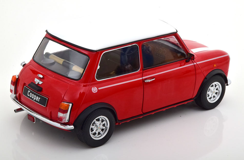 KK scale 1/12 Mini Cooper LHD red white　ダイキャスト製　ビックスケール_画像2