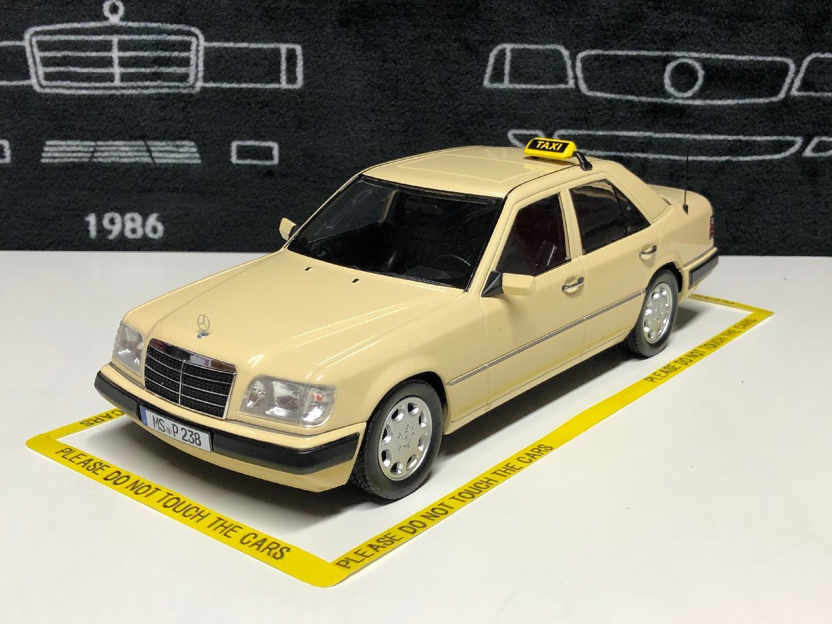 iScale 1/18 Mercedes Benz E class (W124) year 1989 taxi　メルセデス　ベンツ