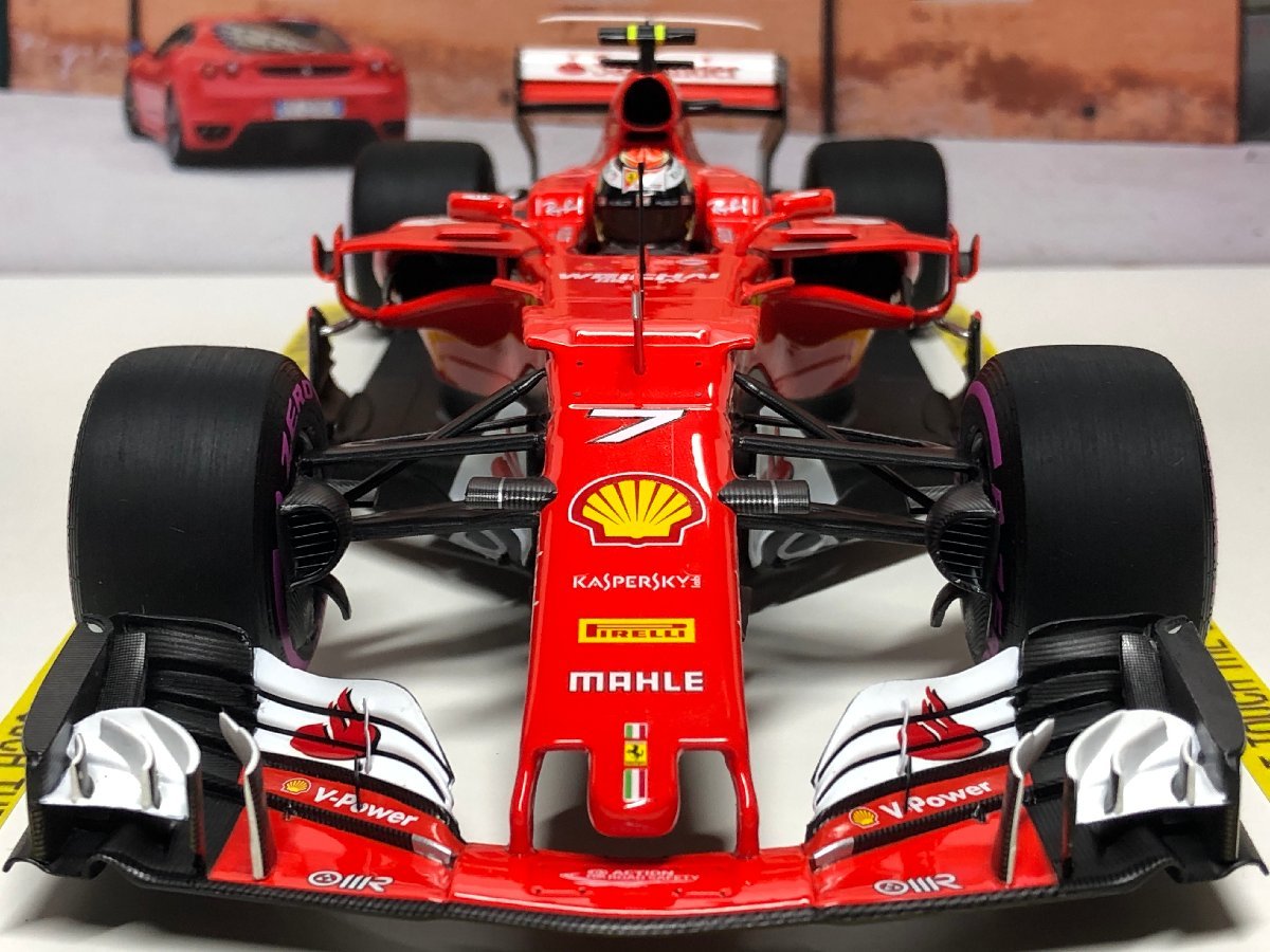 自動車 BBR Diecast 18 Ferrari SF70H #7 Kimi Raikkonen Australia