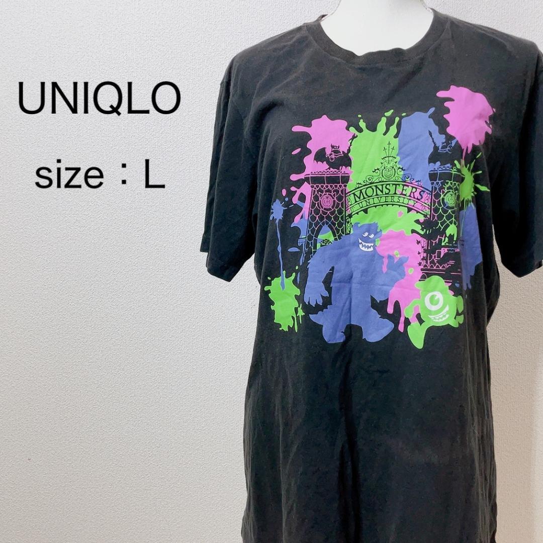 【UNIQLO】ユニクロ モンスターズインクTシャツ 半袖 オーバーサイズ UT メンズ 希少 廃盤 ユニセックス ディズニー Disney Pixar_画像1