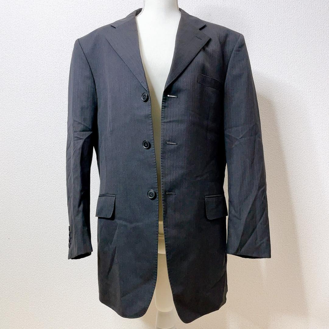 【ROCHI】ロッチ スーツジャケット 大きいサイズ シングル 3つボタン 黒 ビジネス カジュアル オフィス シングルスーツ テーラード_画像6