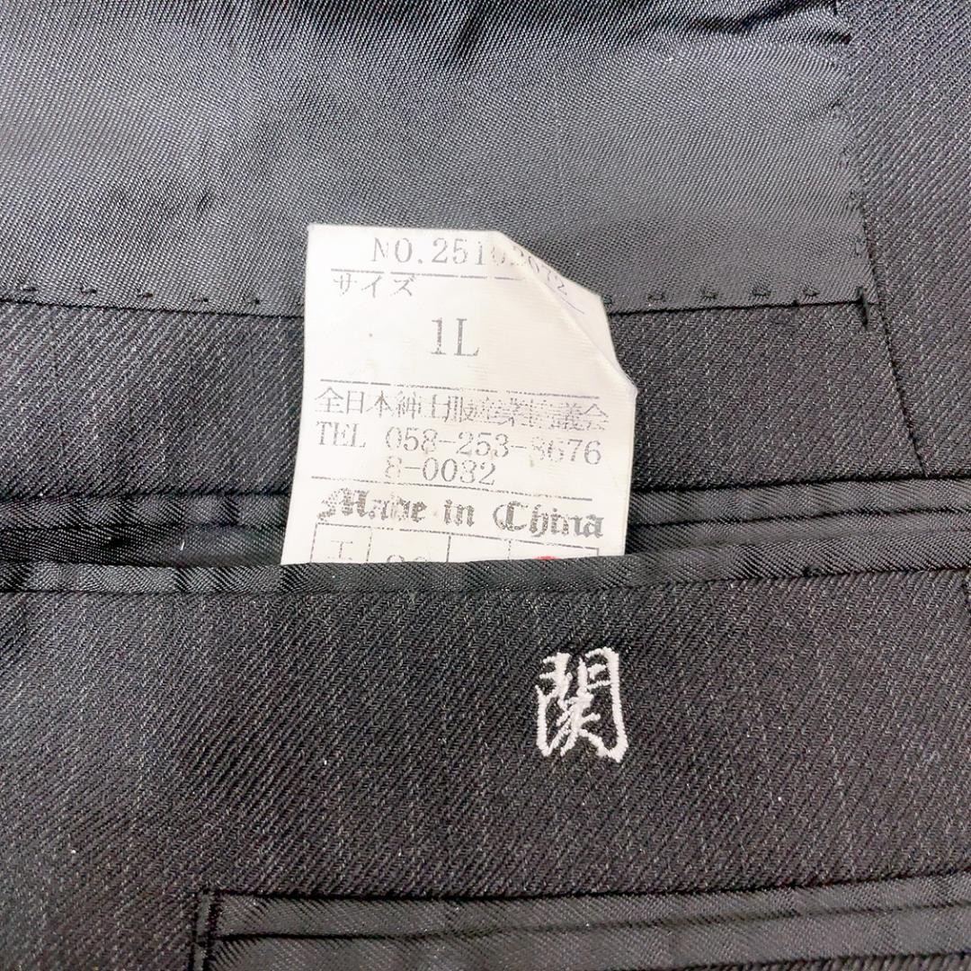 【ROCHI】ロッチ スーツジャケット 大きいサイズ シングル 3つボタン 黒 ビジネス カジュアル オフィス シングルスーツ テーラード_画像10