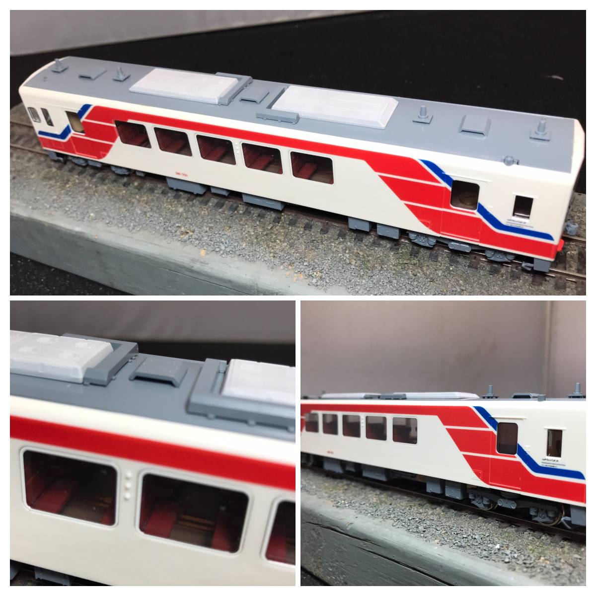  three land railroad 36-700. moving car MAX model has painted model 1/80 16.5mm final product 