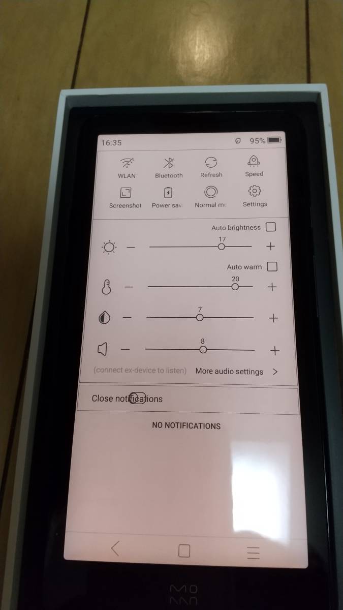 moaan 墨案 inkpalm plus 中古美品 電子書籍リーダー 電子ペーパー端末 e-inkタブレット 小型 日本語化可 シャオミ系列 小米