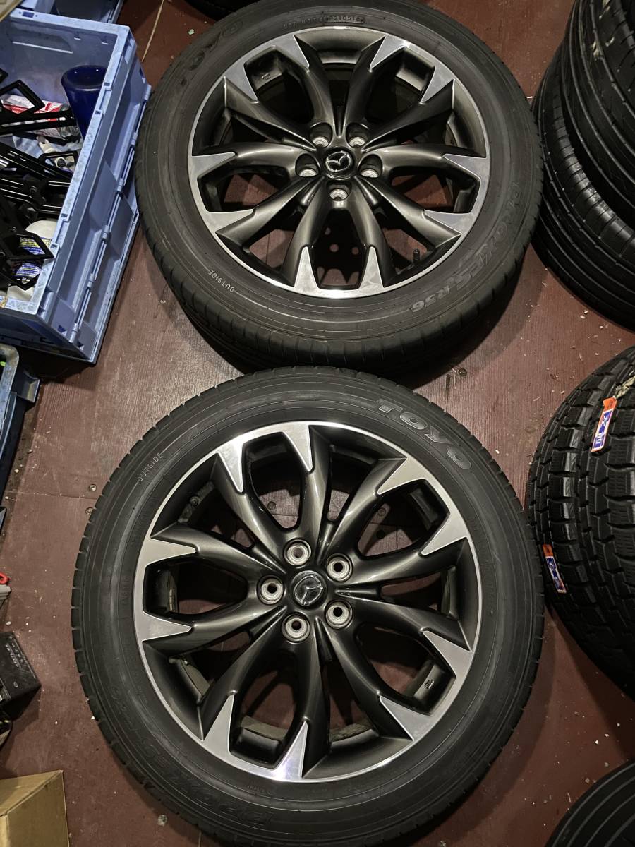 予約中!】 送料込!バリ山!マツダCX-5純正17インチ 99V アルミ