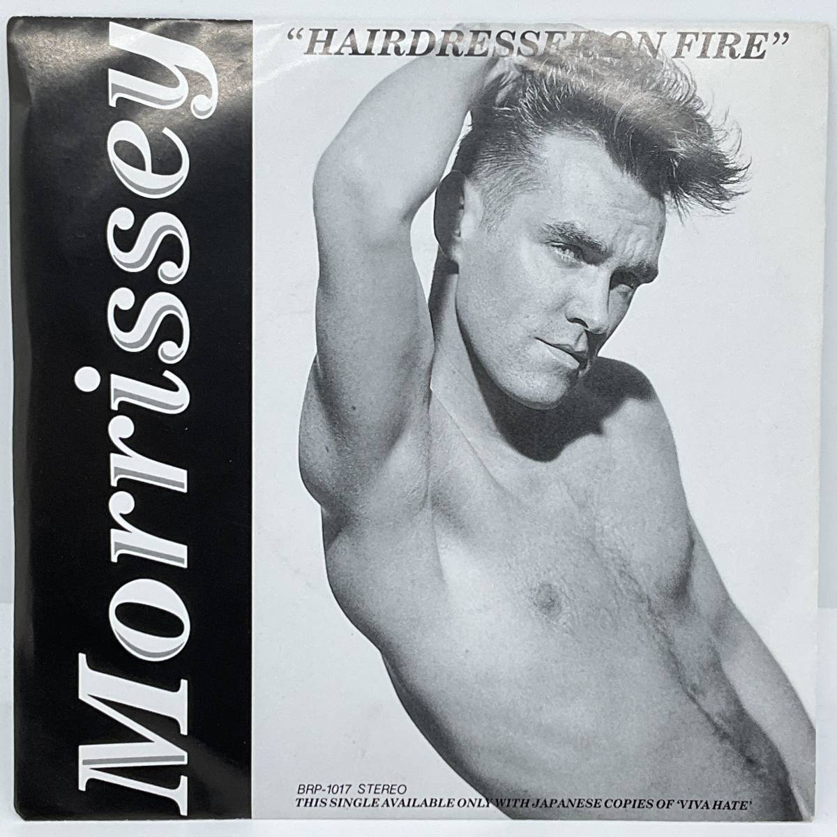 レコード 7” MORRISSEY (モリッシー) - Hairdresser On Fire (Japan Ltd Promo.7"+Insert)_画像1