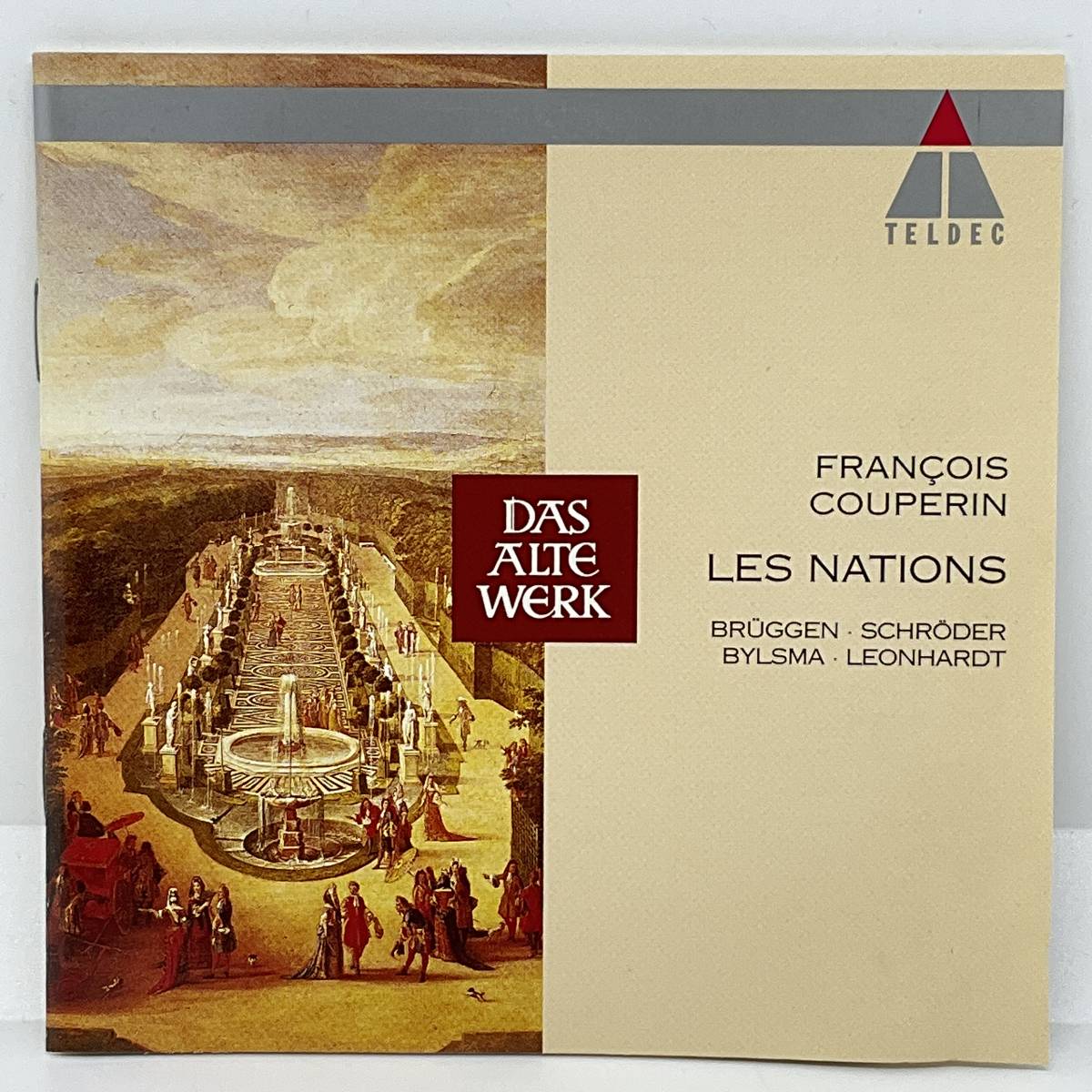 中古 クラシック 2CD クープラン LES NATIONS レオンハルト 諸国の人々 トリオの合奏によるソナード組曲_画像1