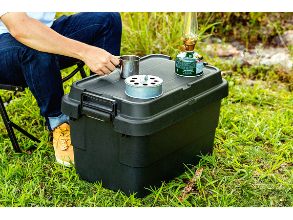  higashi . trunk cargo S cover 50L black W60×D39×H35.7 TC-50SBK outdoor camp storage box Manufacturers direct delivery free shipping 