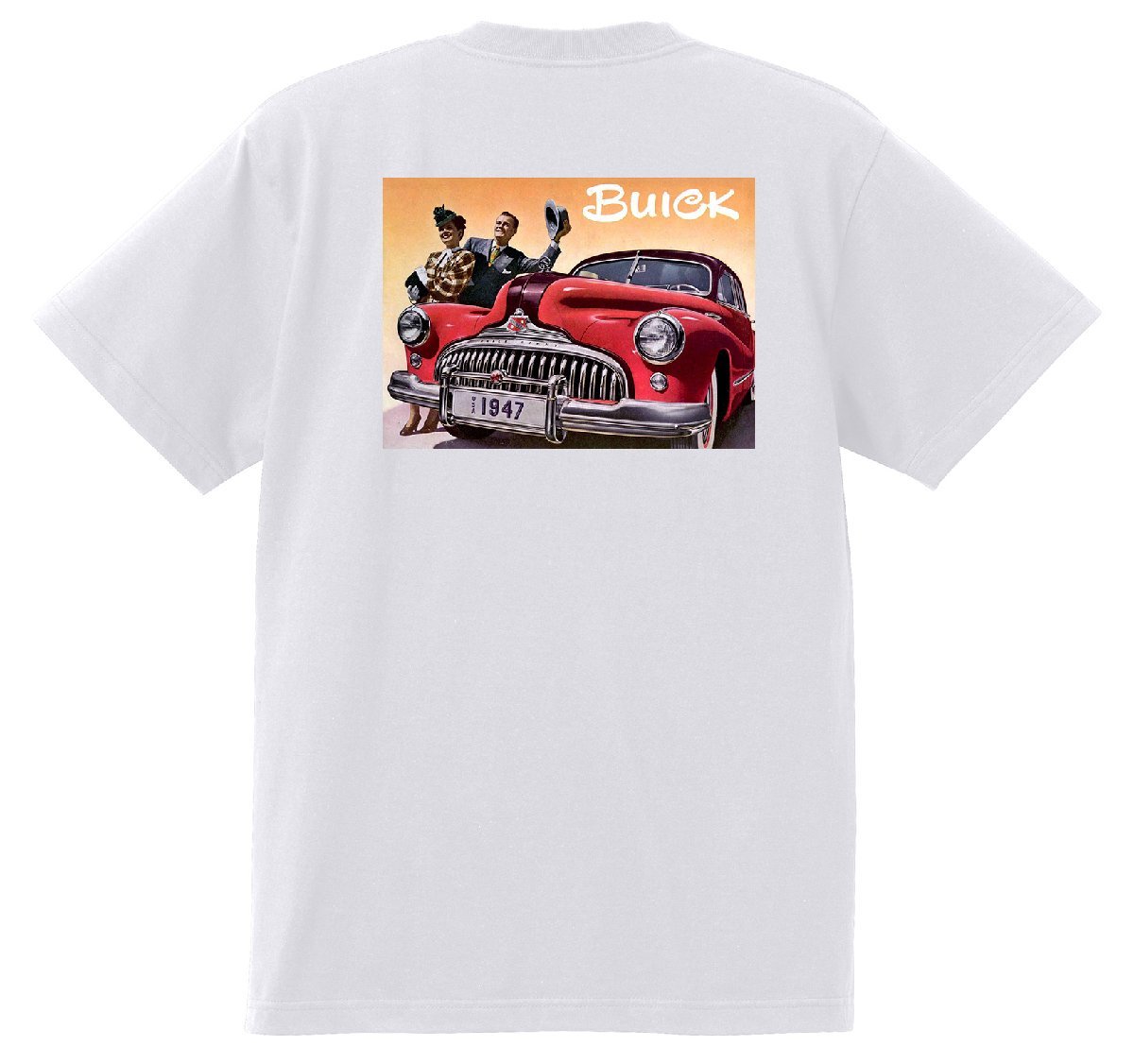 アドバタイジング ビュイック 336 白 Ｔシャツ 1947 スーパー リビエラ センチュリー ロードマスター オールディーズ_画像1