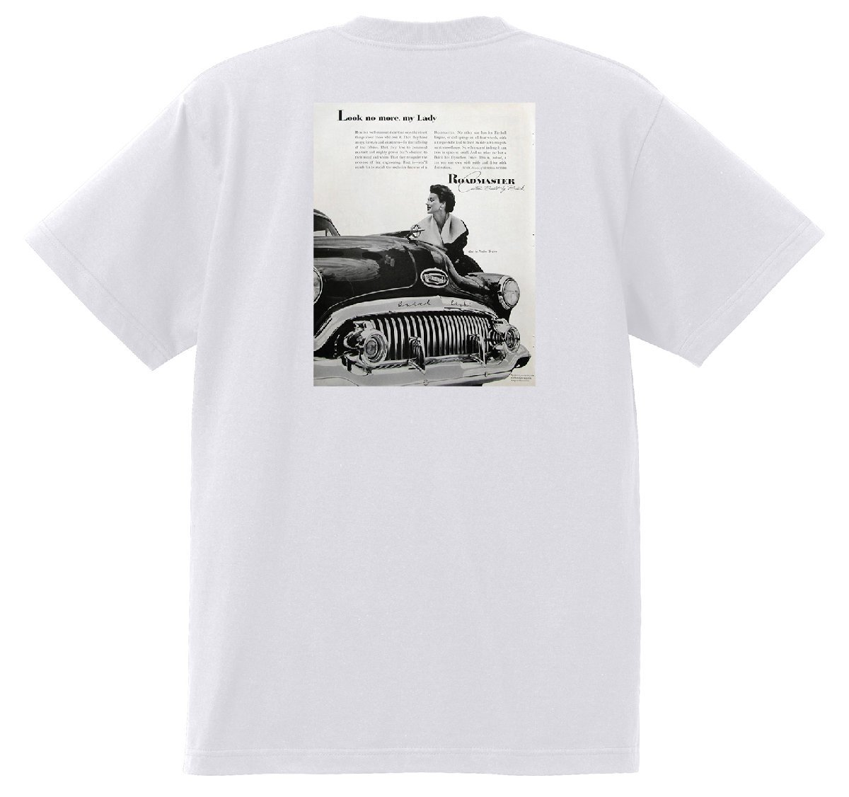 アドバタイジング ビュイック 321 白 Ｔシャツ 1951 スーパー ルセイブル ラセーブル ロードマスター オールディーズ