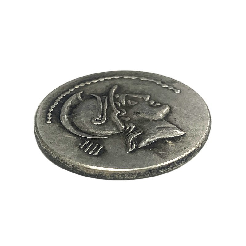 レプリカコイン マルス神 マーズ 狼 マールス 古代ローマ 銀貨 硬貨 コイン アンティーク キーホルダーペンダントお守りなどに RM25_画像2