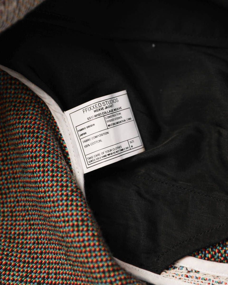 17ss FFIXXED STUDIOS Weave Jacket ゴブラン織り フィックススタジオ ウェーブジャケット_画像6