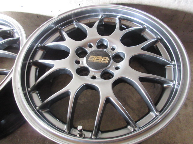 □激安の商品□ BBS RG-R 18インチ 114.3 5穴 DBK 4本セット 自動車
