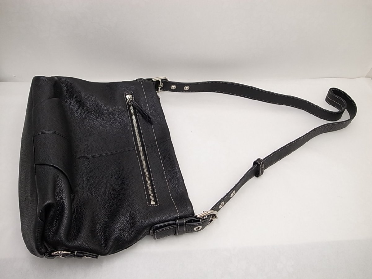 美品☆【COACH】コーチ 2way ショルダーバッグ レザー F15064 ブラック レディース　黒_画像6