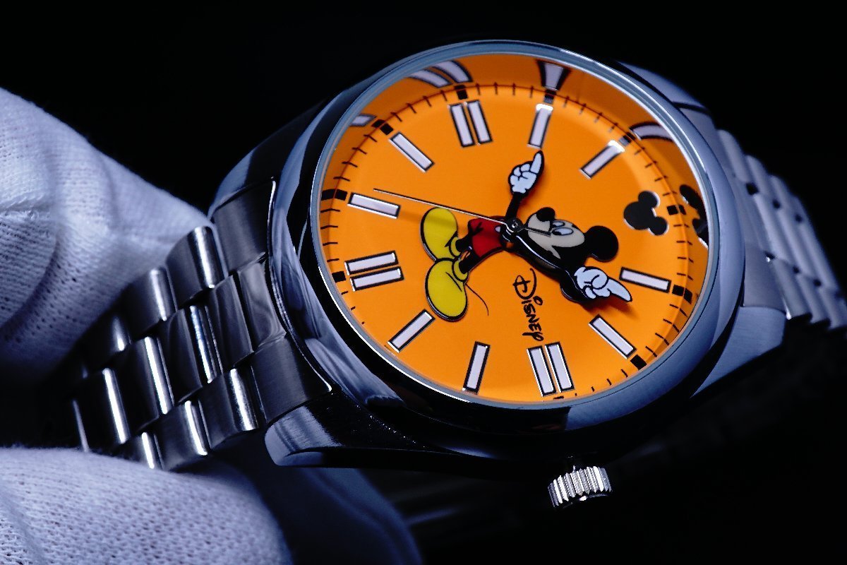 1円×2本aiko愛用Disney限定/MICKEYミッキーマウス別注コラボ時計オイスターパーペチュアル41mm7colors/イエローyellow 1円×2本aiko愛用Disney限定/MICKEYミッキーマウス別注コラボ時計オイスターパーペチュアル41mm7colors/イエローyellow