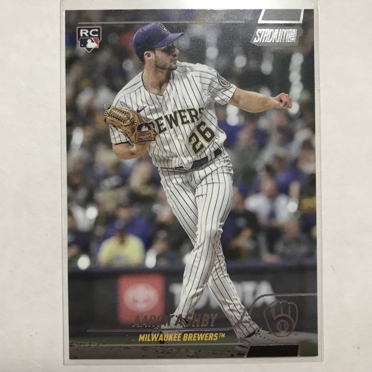 RC！[Aaron Ashby] Base(270) [2022 Topps Stadium Club MLB Baseball] (Milwaukee Brewers(MIL))_画像1