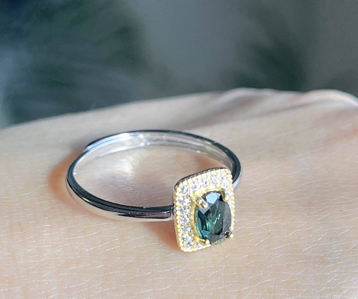 天然石 】逸品緑トルマリンs925のリング指輪（番号A2276）｜PayPayフリマ
