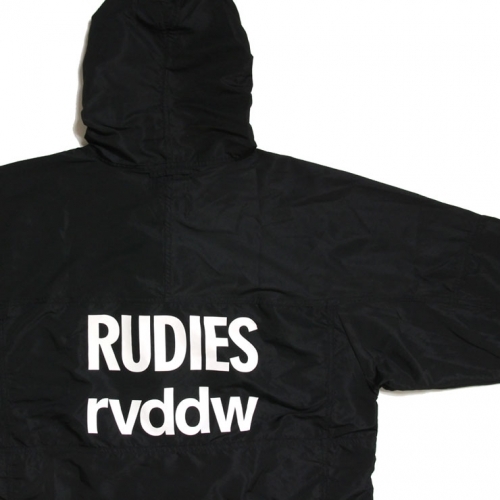 春向け REVERSAL × RUDIES■送料込■限定コラボ ナイロンアノラックパーカー 黒L■リバーサル ルーディーズ ジャケット 10feet 音楽_画像6