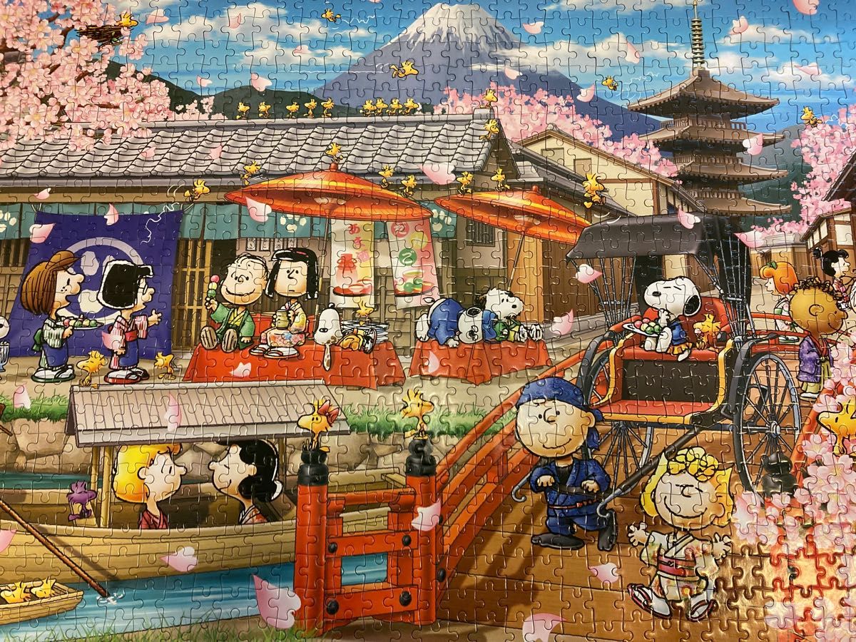 パズル 1000 ピース　スヌーピー　イン　ジャパン　 スヌーピー PEANUTS ピーナッツ