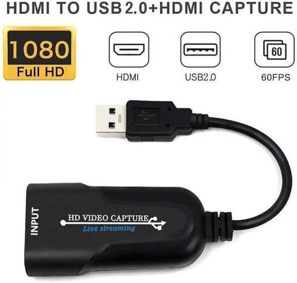 即納 HDMI ビデオキャプチャカード 1080p 60fps 録画 キャプチャーガード 録画 配信用、HDMI キャプチャー ビデオキャプチャ DSLR_画像6