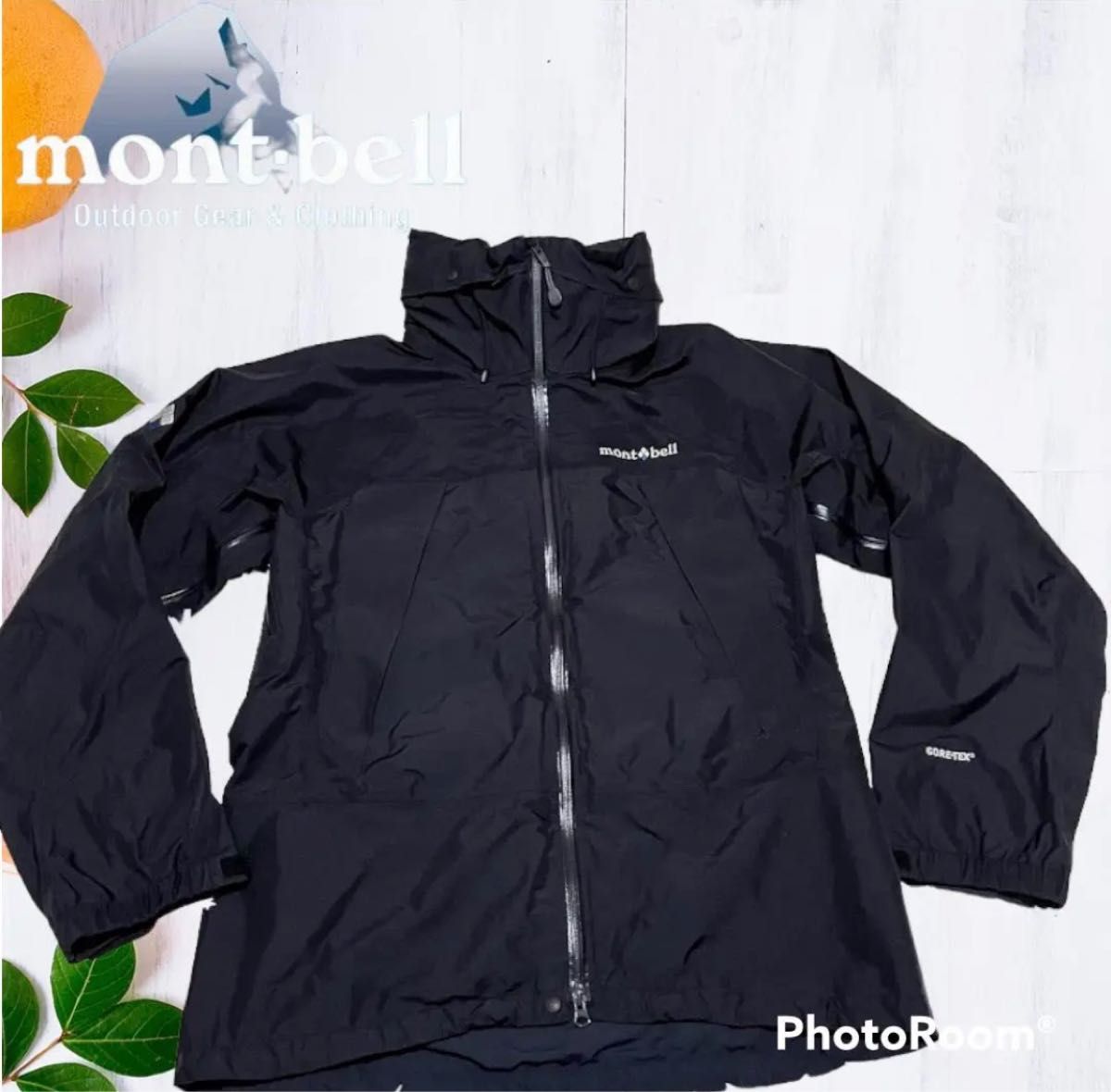 新品 montbell ドロワットパーカ ゴアテックス ブラック Sサイズ-