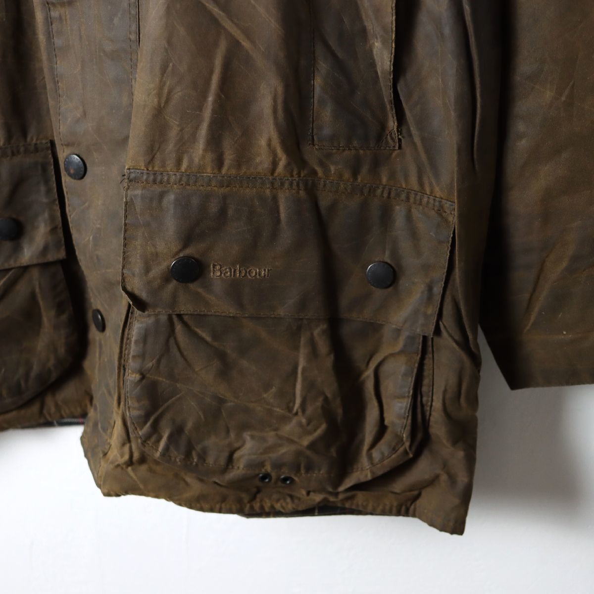 UK製 バブアー バブアー クラシック ビューフォート ブラウン C44 112CM / Barbour beaufort イングランド製_画像3