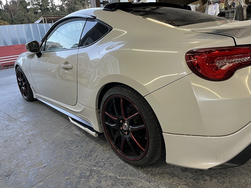 TOYOTA　86　ハチロク　前期　ZN6　TRD　サイドステップ用　フラップ　カナード　クラリス 　未塗装　左右_画像7