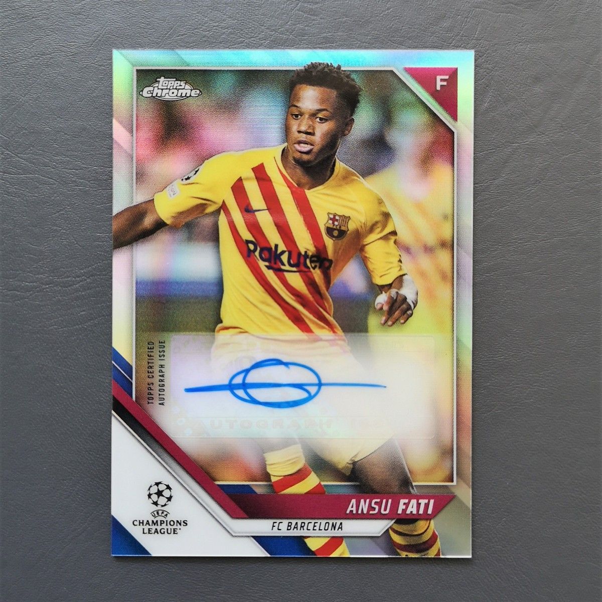 2022 Topps Chrome アンス・ファティ 直筆サインカード