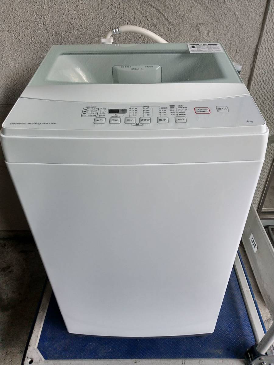 ヤフオク! - 【動作可能】【2019年製】ニトリ 6kg全自動洗濯機 ト...