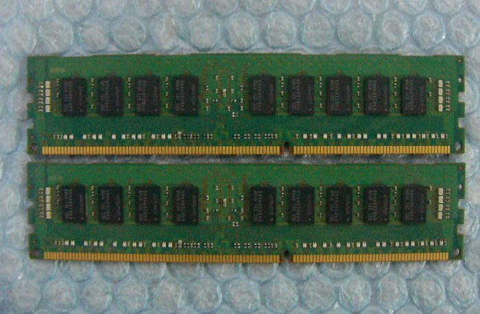 iz10 DDR3 1333 PC3L-10600R Registered 4GB SAMSUNG M393B5270DH0-YH9 2枚 合計8GB 在庫6_画像3