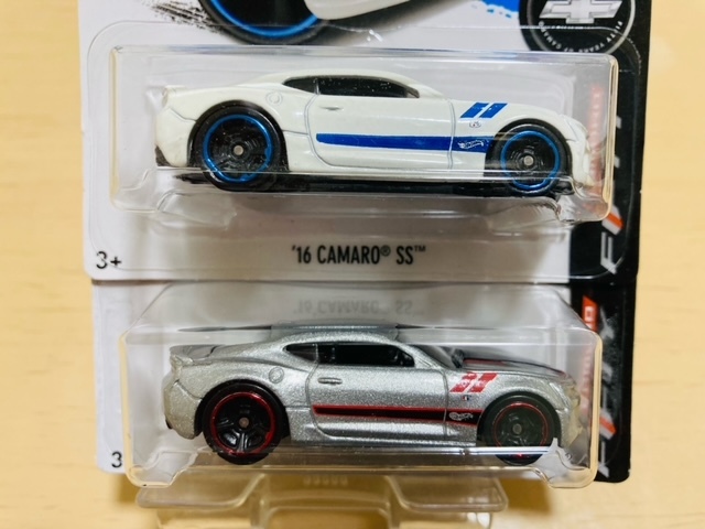 HOTWHEELS Chevrolet '16 CAMARO SS CHEVY シボレー カマロ シェビー 2台 2色 50周年 FIFTY ホットウィール_画像2