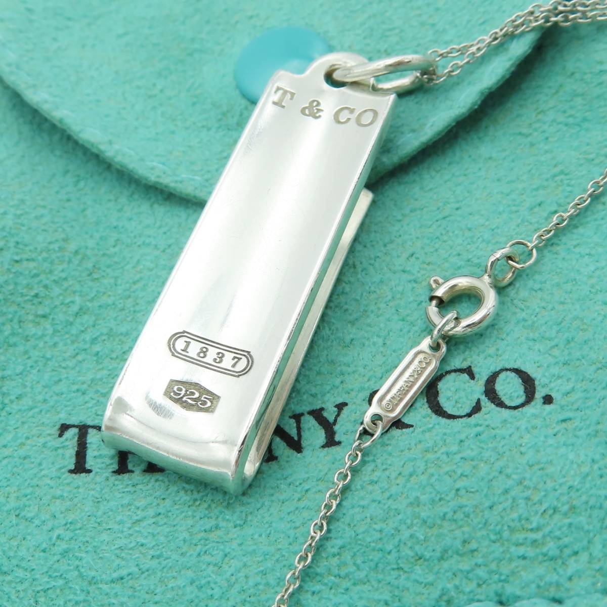 美品 ナロー ティファニー Tiffany&Co. 美品 フック VV54 1837 SV925