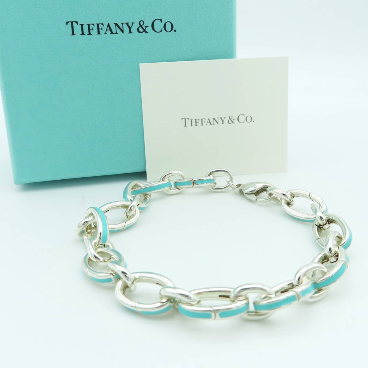 注目の 極希少 美品 Tiffany&Co. ティファニー スクラプ ブルー