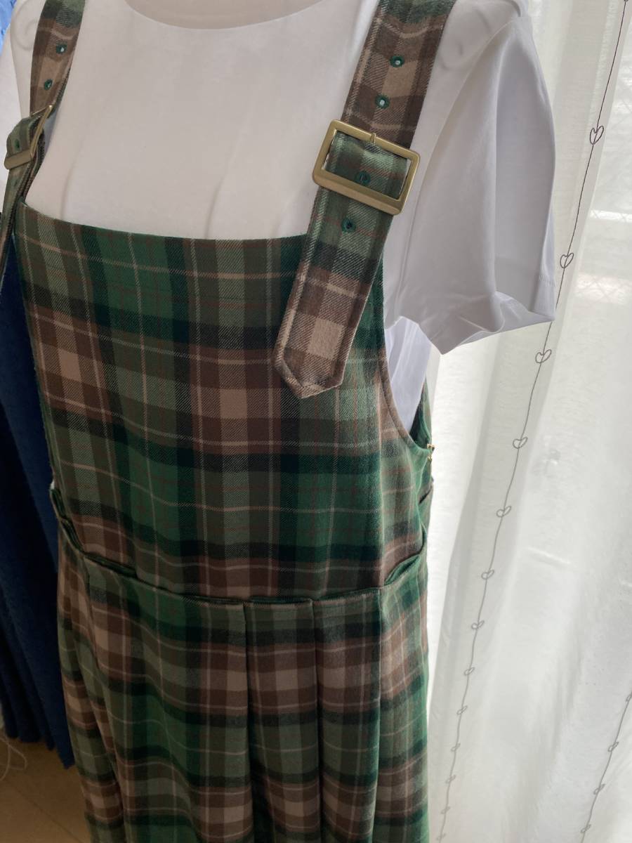 JaneMarple Wool tartan dormitory スカート-