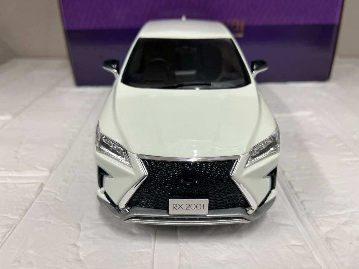 保管品 KYOSHO 京商 LEXUS レクサス RX200t F SPORT Fスポーツ モデルカー 1/18 ホワイト 爆安 99円スタート