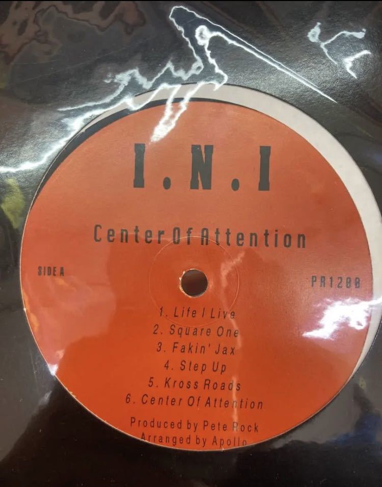 InI Center Of Attention LPレコードpete rock 限定特売品 htckl.water