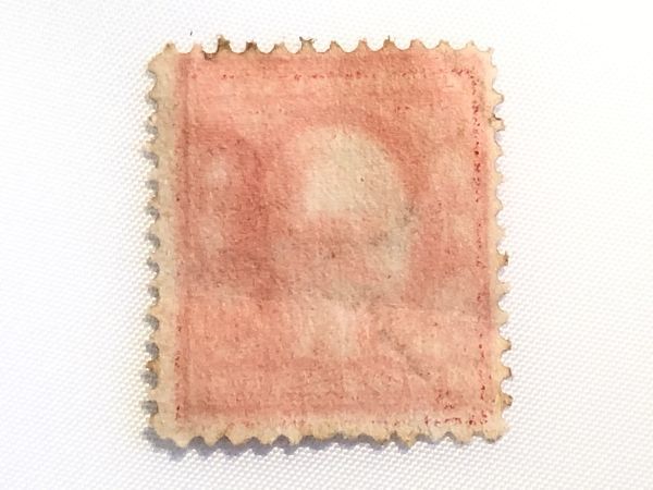 【Antique Postage Stamp】 ヘルマン・グラウエルト博士収蔵品 アメリカ合衆国 ワシントン２セント アンティーク切手  M1017B108の画像2