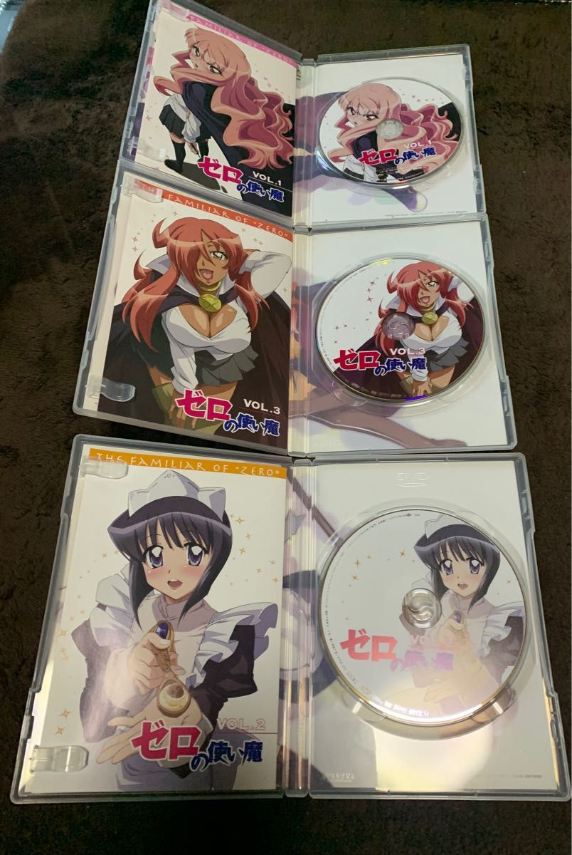 ゼロの使い魔　DVD全６巻