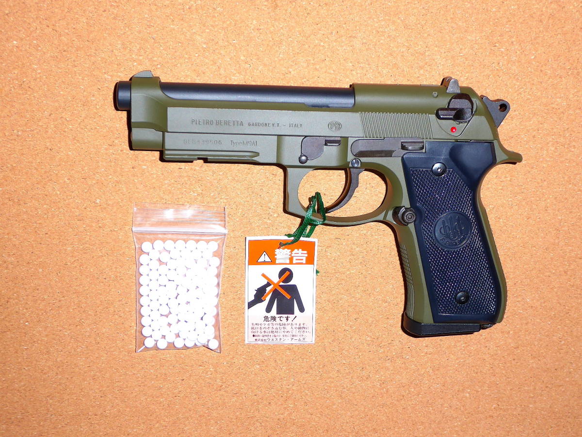 ウエスタンアームズ WA BERETTA M9A1 HW オリーブドラブモデル