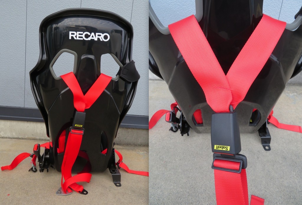  Nissan Ниссан ER34 Skyline RECARO направляющие движения сидений Рекаро сиденье ковшового типа sa ремень SABELT 4 -точечный ремень безопасности водительское сиденье сторона правая сторона H145