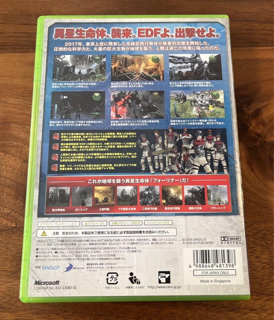【XBOX360】 地球防衛軍3 エックスボックス 360 ソフト ゲーム_画像2