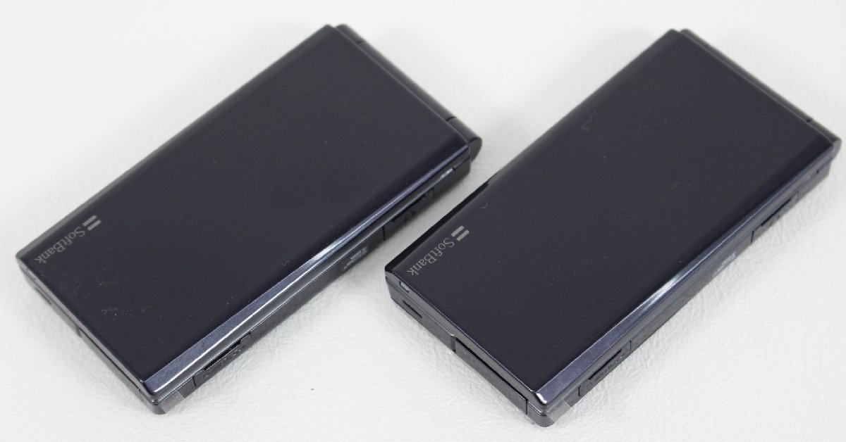 □現状品□ SoftBank ガラケー 740SC　×　２台 ブラック 携帯電話 ソフトバンク SAMSUNG 通電確認のみ　（2753054）_画像3