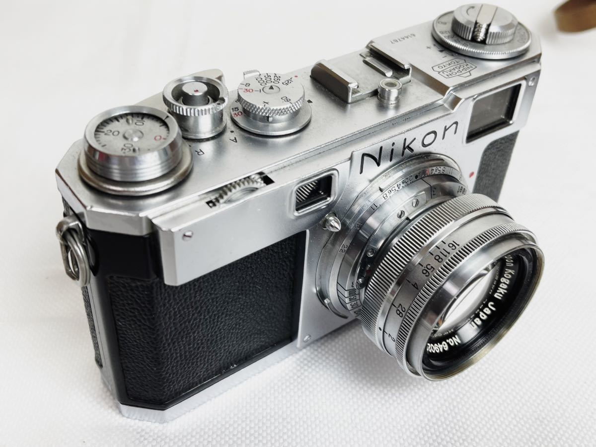 □ Nikon S2 1:2 F:5cm Nikon S2 ニコン 日本光学 東京 NIPPON KOGAKU
